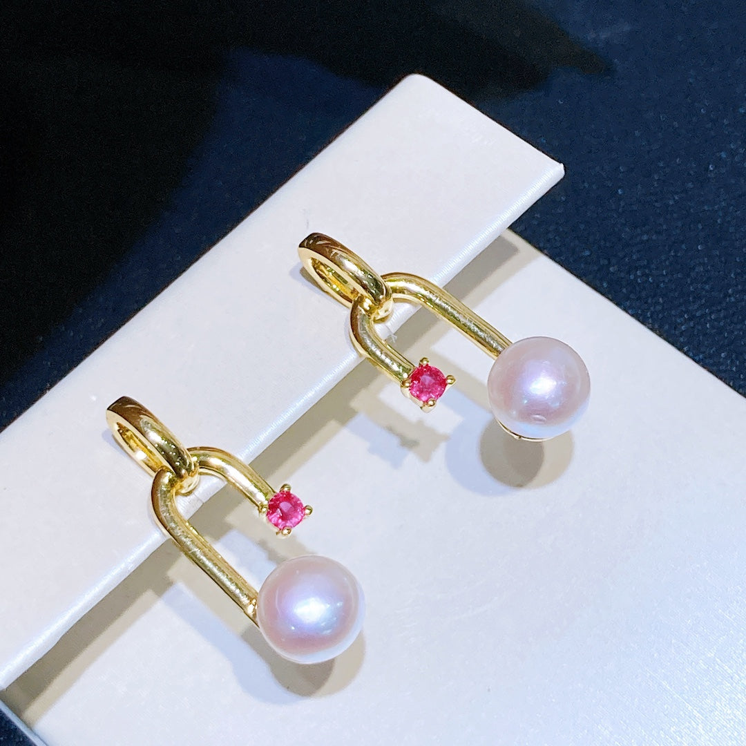 U-Shape Minimalist Stud Earrings/Necklace