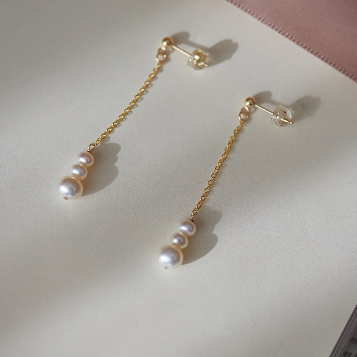 Thress Pearls Ear Threads