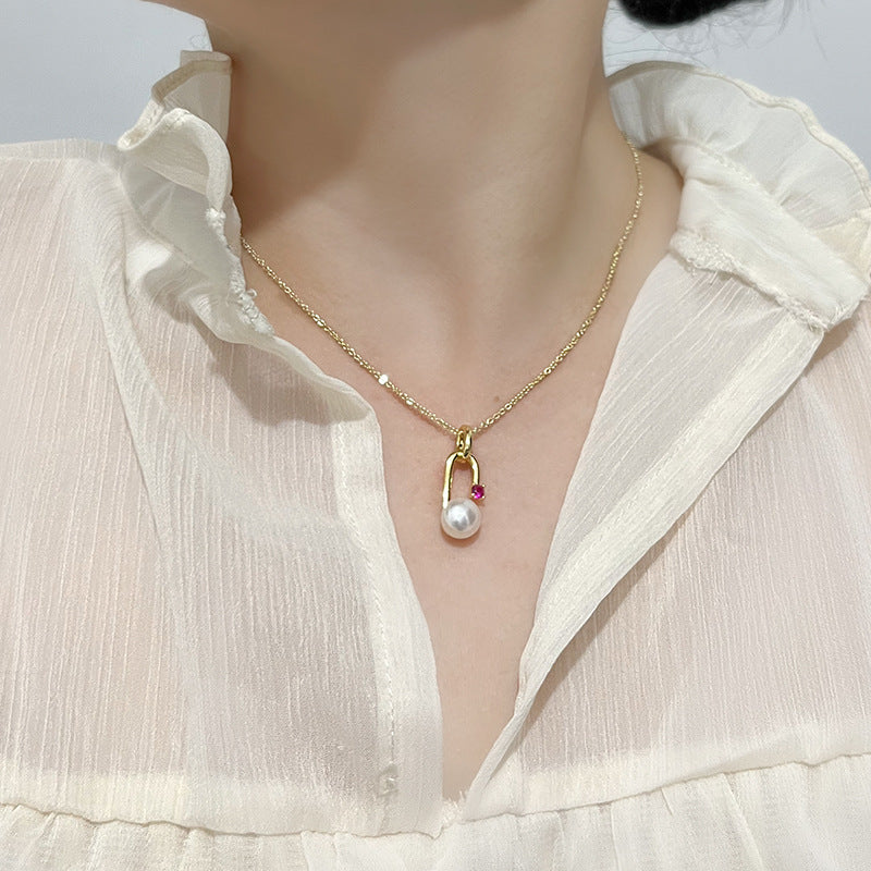 U-Shape Minimalist Stud Earrings/Necklace