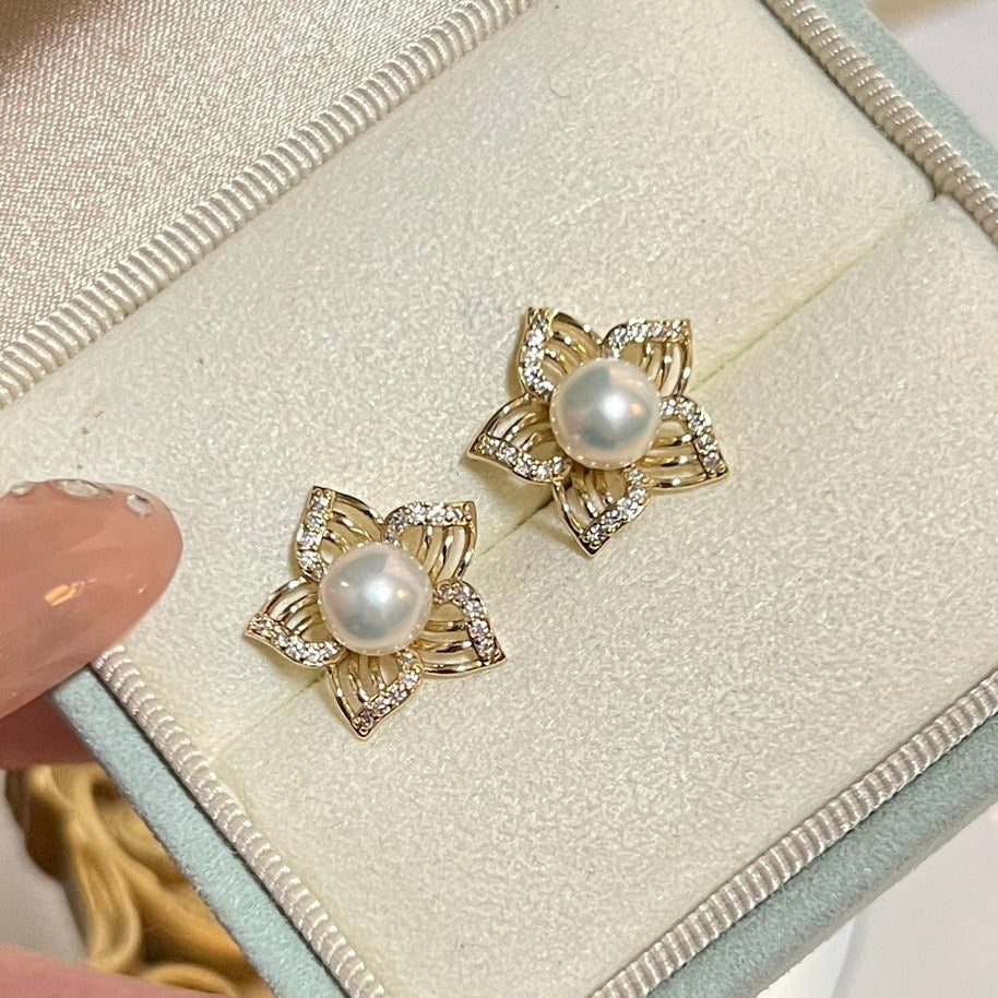 Shining Star Pearls Earrings