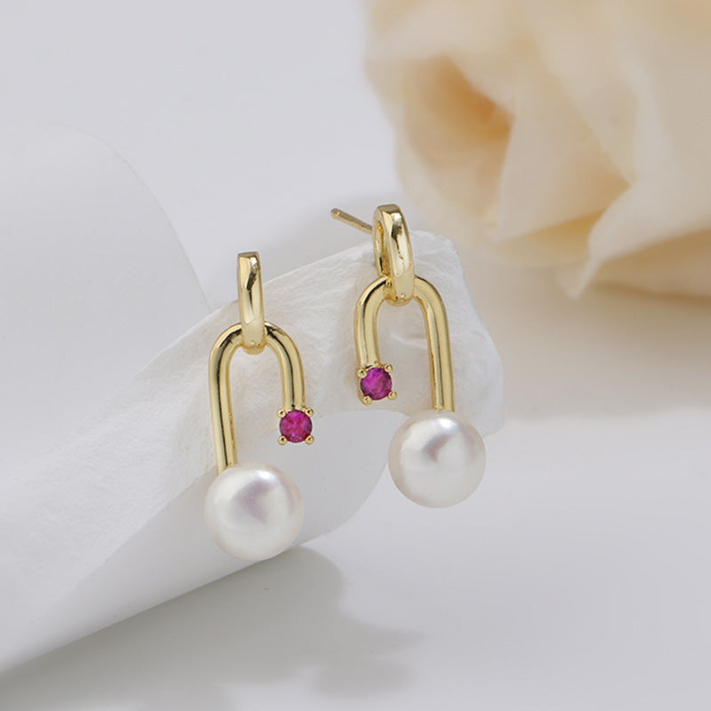 U-Shape Minimalist Stud Earrings/Necklace