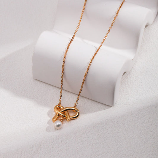 Love Heart Bow -18kGold Silver