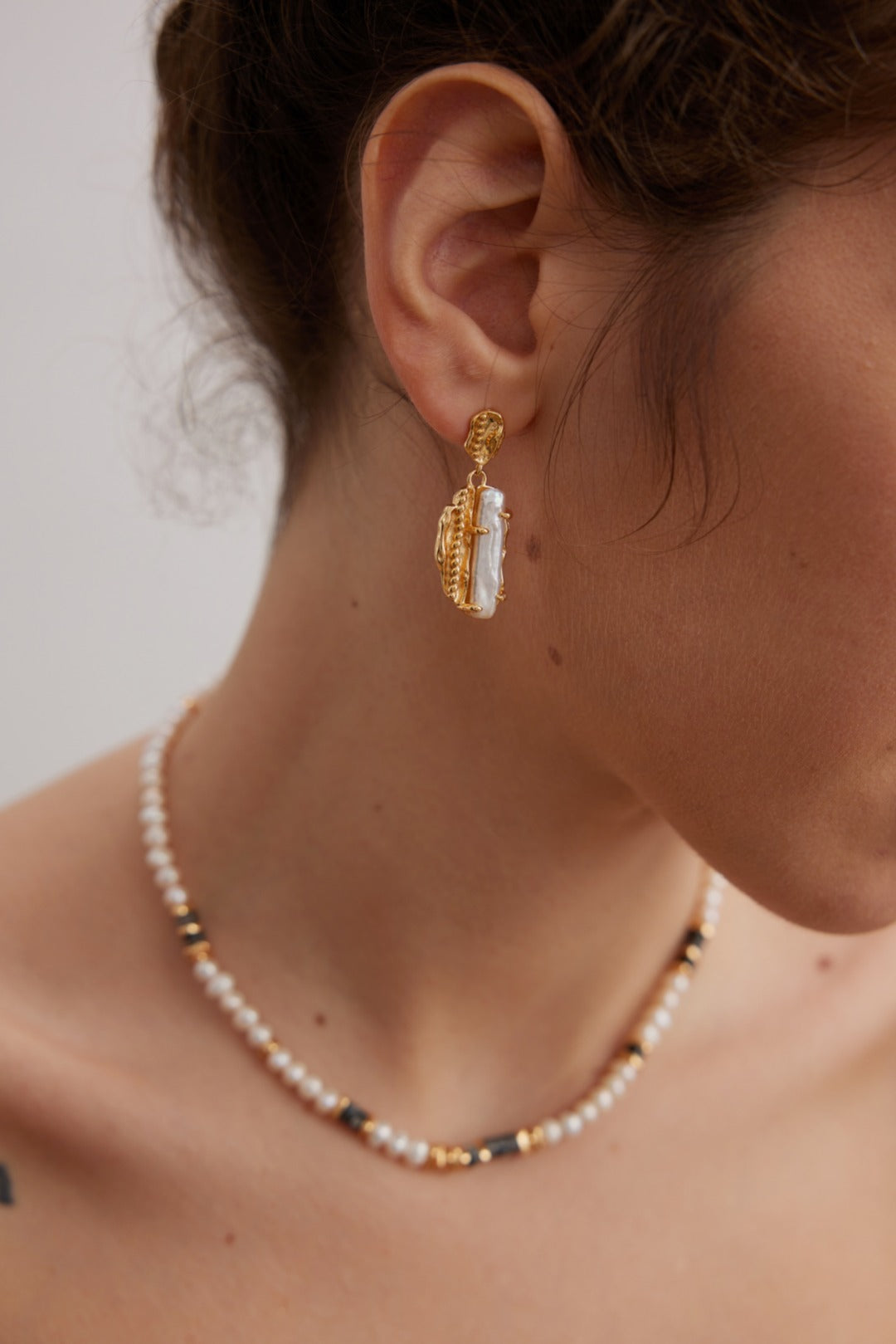 Antique Royal Long Baroque Pearl Earrings