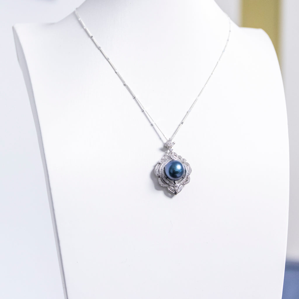 Royal Prestige Dark Green AAAA Pearl Necklace