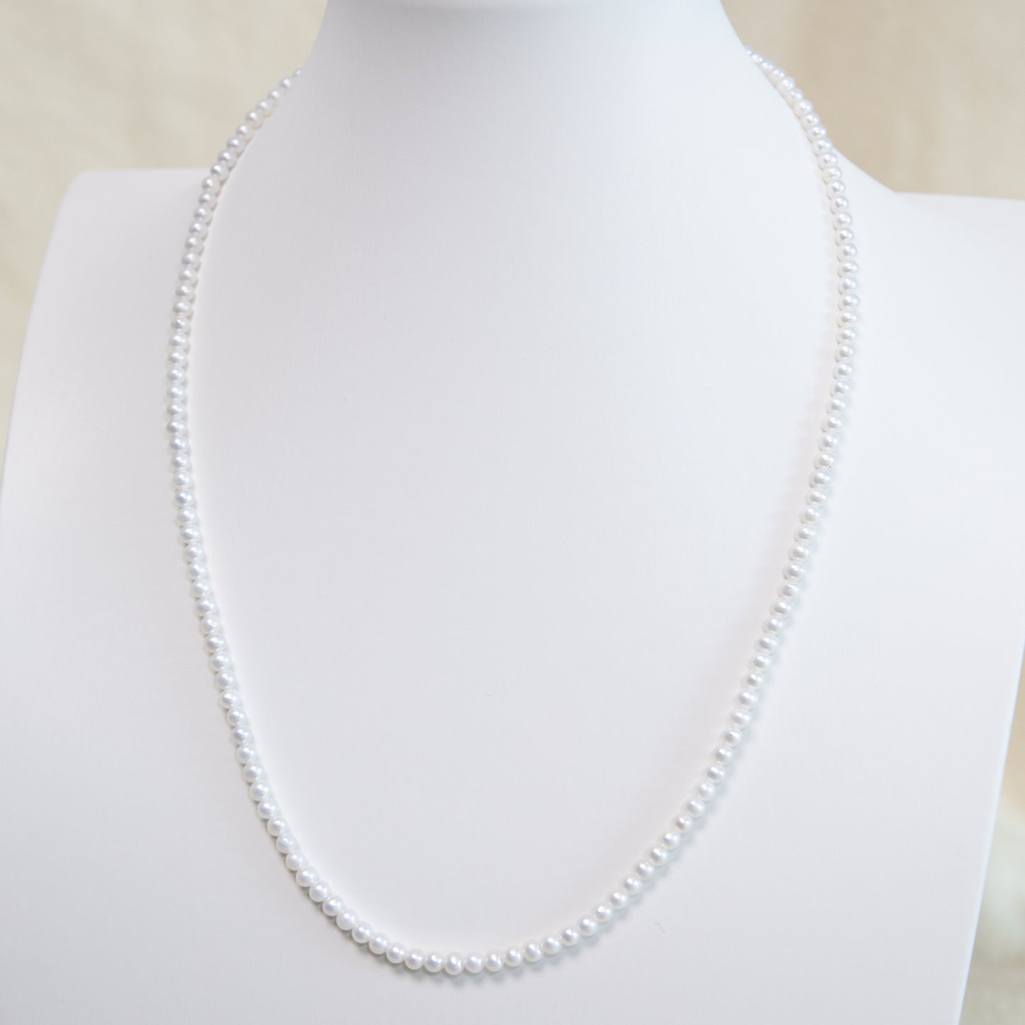 3-4mm Baby Round Freshwater Pearl Necklace