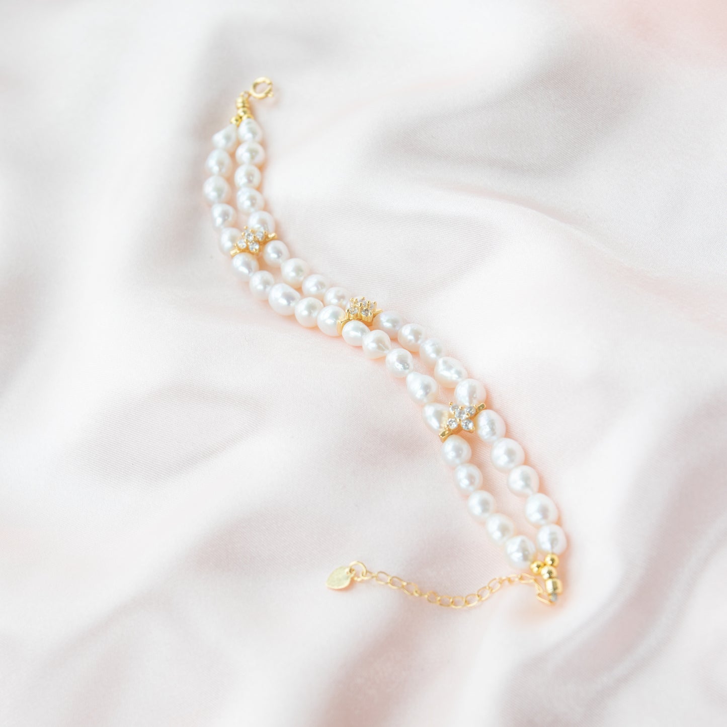 Four-leaf Clover Baroque Bracelet