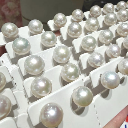 Classic Freshwater Pearl Stud Earrings,, 10–11mm featuring 10–11mm white freshwater pearl